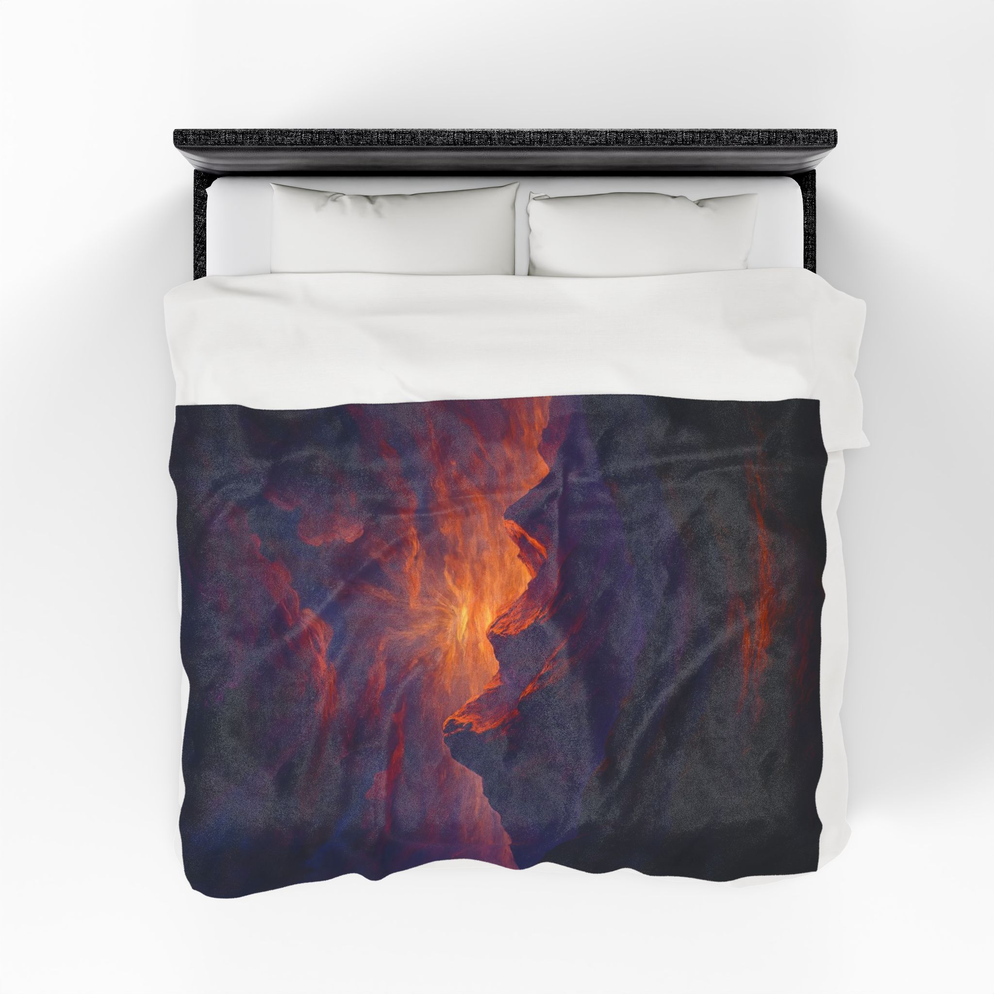 Purple Mountains Majesty Blanket – Americana Sunset Landscape Throw, 4th of July Patriotic Decor, Cozy Freedom Gift for Him or Her - Image 10