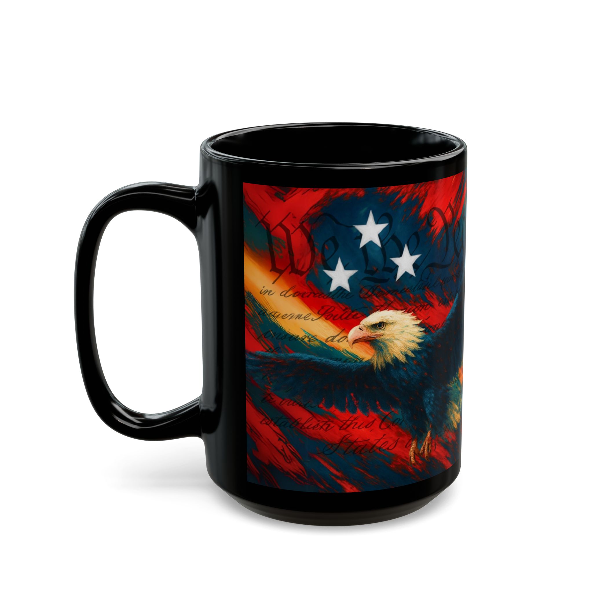 One Nation Under God Mug | Patriotic Eagle Constitution Coffee Cup, Christian Faith Freedom Gift, Bold USA Liberty Drinkware - Image 6